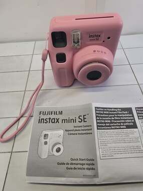 Fujifilm Instax Mini SE Instant Camera Pink